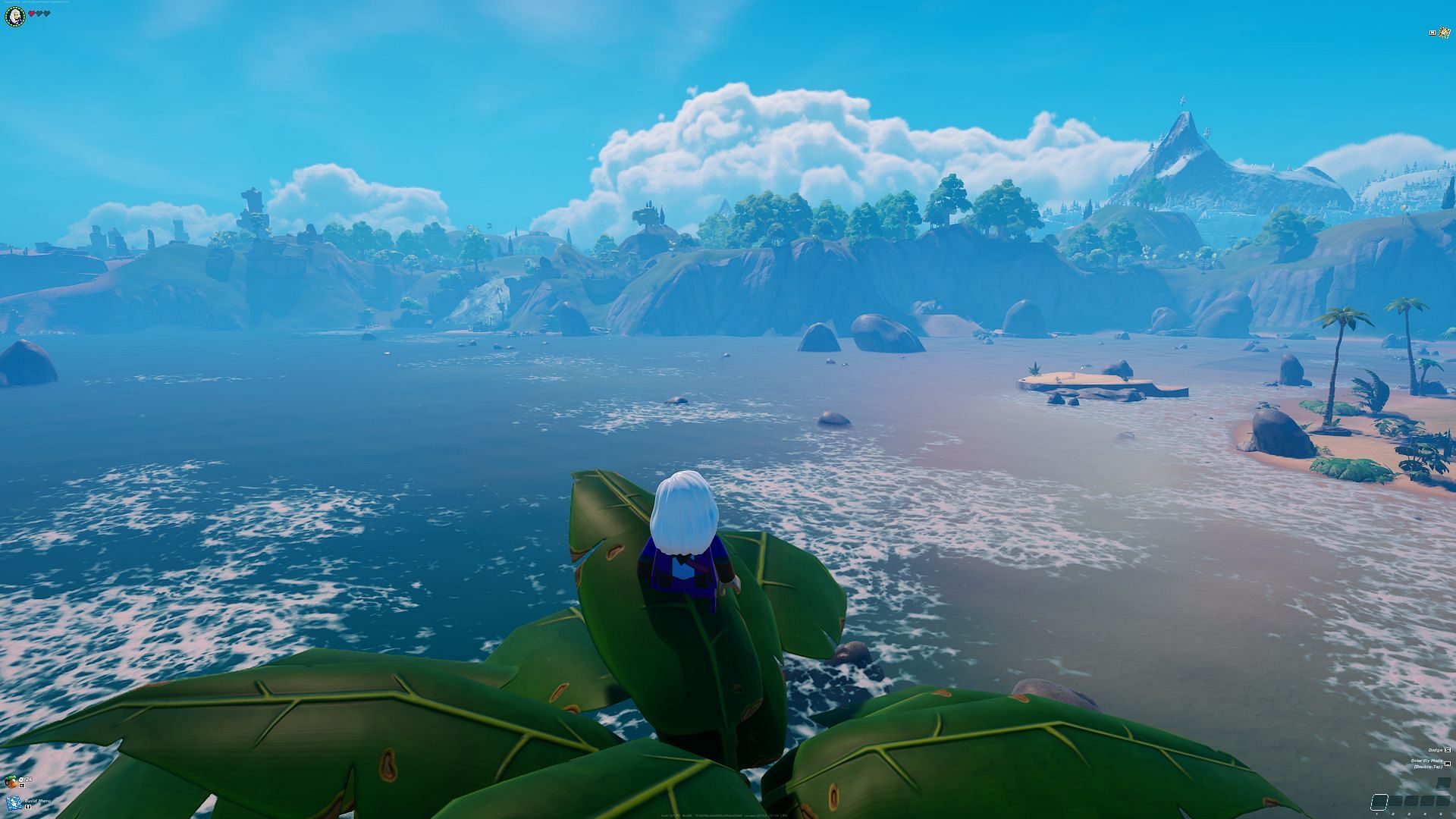 Water everywhere (Image via Epic Games/LEGO Fortnite)